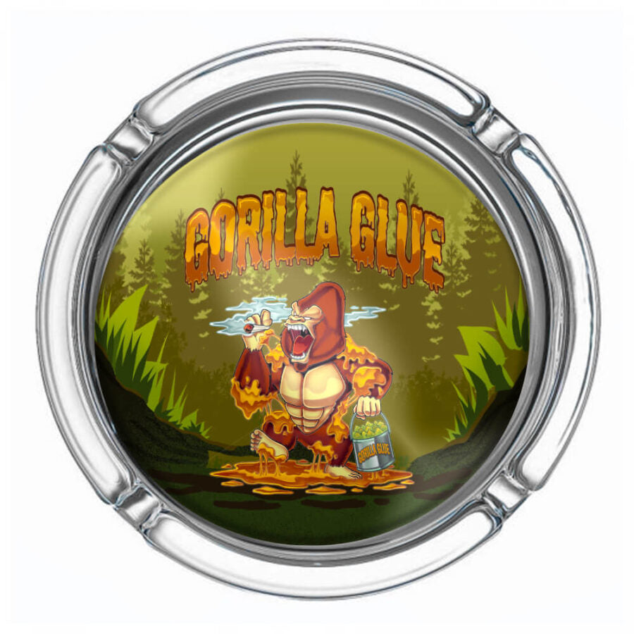 Best Buds Small Glass Ashtrays Gorilla Glue