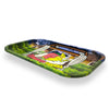 Best Buds Strawberry Banana Metal Rolling Tray Long 16x27 cm