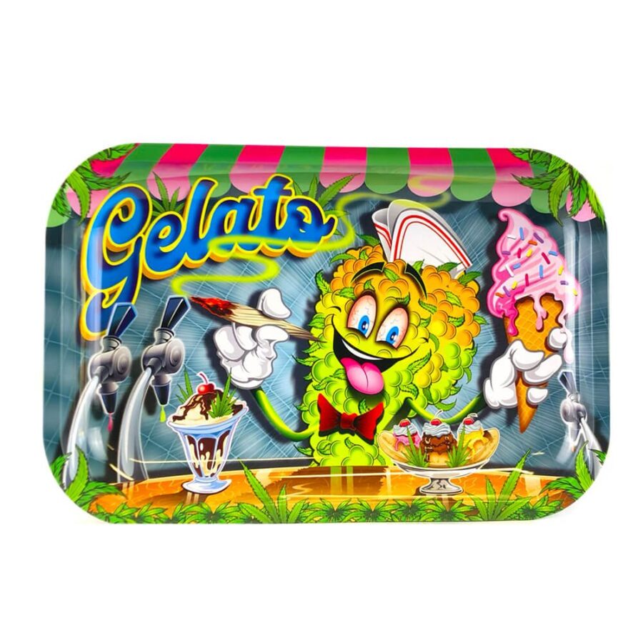 Gelato Metal Rolling Tray Medium