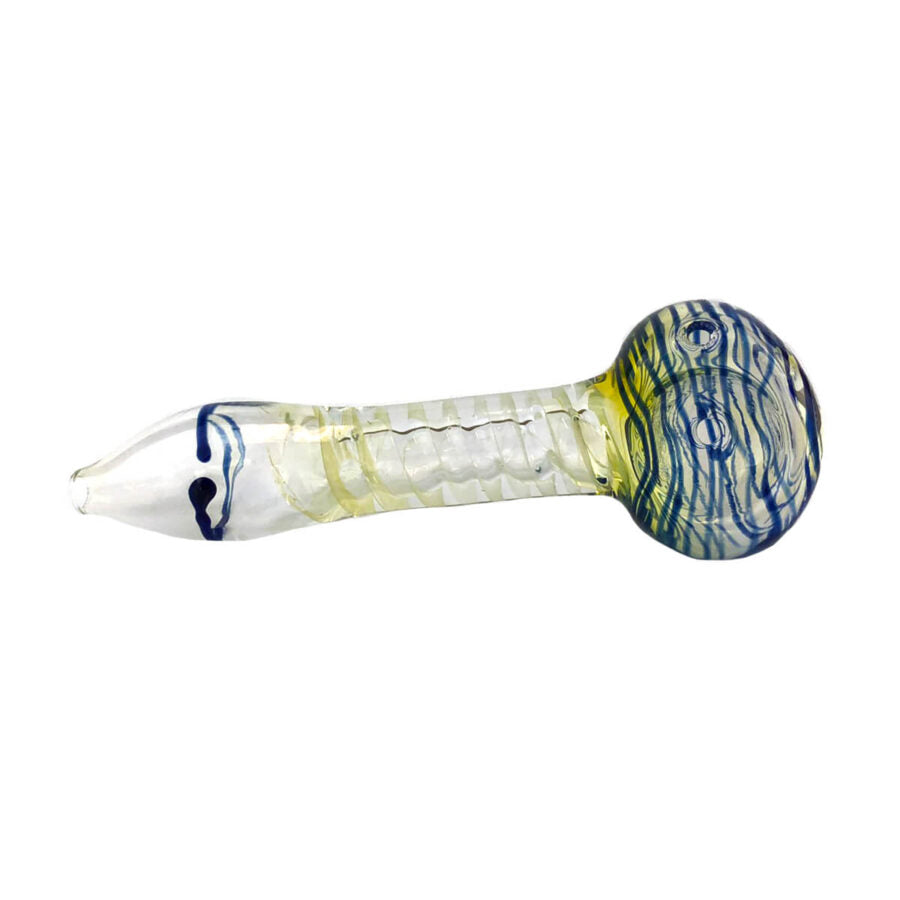 Blue Tornado Glass Pipe