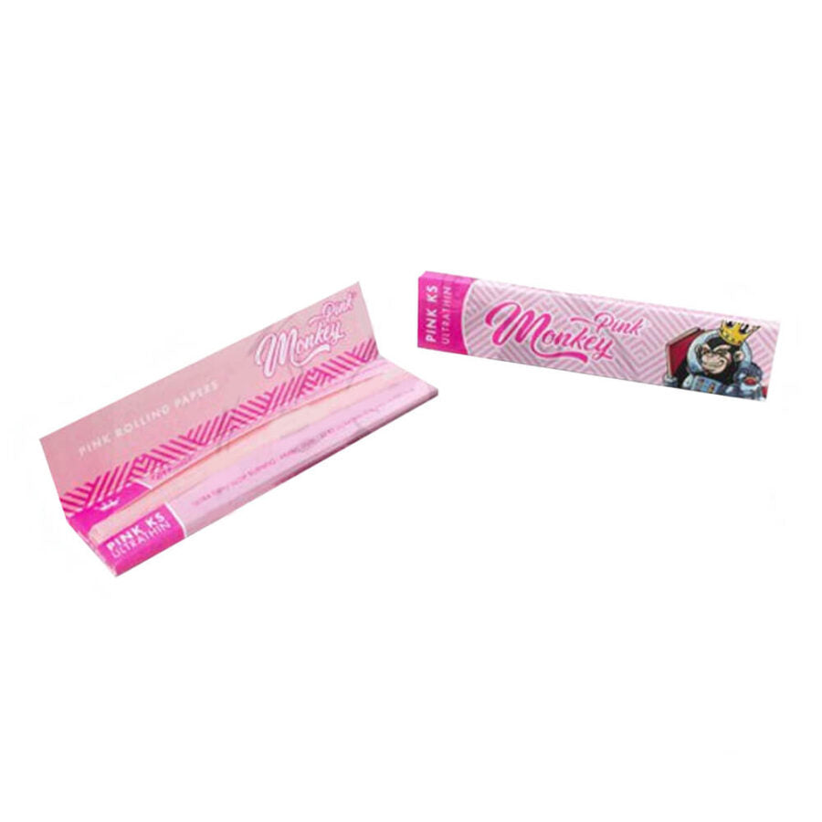 Monkey King Pink KS Slim Rolling Papers