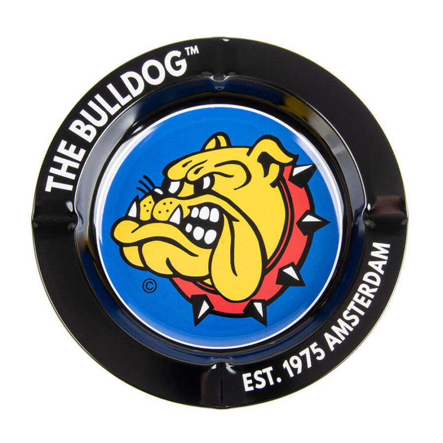 The Bulldog Metal Ashtray Black