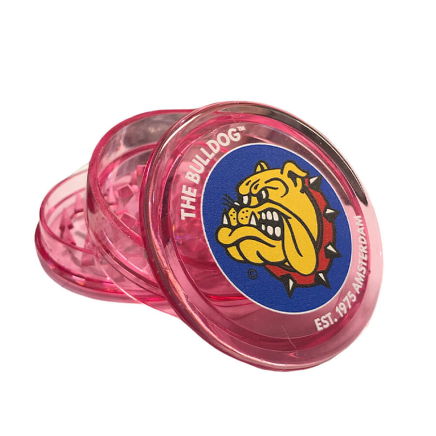 The Bulldog Pink Plastic Grinder 3 Parts